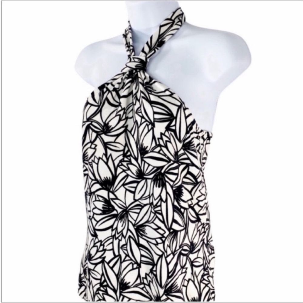 LOFT Floral tank top M - Picture 6 of 8